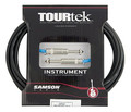 Tourtek Instrument Cables (20-Foot Instrument Cable). Samson Audio. General Merchandise. Hal Leonard #SATI20. Published by Hal Leonard.

Tourtek Cables have been designed for musicians and sound engineers who require superior sound quality and demand ultimate reliability. The cables exceed the design goal by combining quality components like genuine Neutrik® connectors and durable low-noise wire with solid build construction.

Tourtek Instrument Cables feature inner stranded copper conductors covered by a PVC insulator, which is wrapped in a second carbon insulator, then wrapped in a braided copper shield with 96% coverage. This is protected by a 6mm PVC outer jacket. The low capacitance cable provides excellent rejection of RFI/EMI interference, extremely low handling noise and superior sound quality.

These instrument cables are available in a variety of lengths to ensure you have the appropriate cable for any application and can be purchased with one right angle connector as well. Standard instrument cable available in 1', 3', 6', 10', 15', 20', 25', 30', 50'. Instrument cable with one right angle connector available in 3', 10', 20' and 25'.