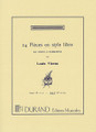 24 Pieces en style libre (Organ Solo). By Louis Vierne (1870-1937). For Organ. Editions Durand. 60 pages. Editions Durand #DF0897300. Published by Editions Durand.

Book Two Contents: Légende • Scherzetto • Arabesque • Choral • Lied • Marche Funèbre • Berceuse • Pastorale • Carillon • Élègie • Epithalame • Postlude.