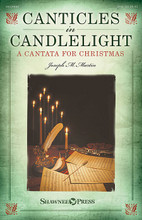 Canticles in Candlelight (A Cantata for Christmas). Composed by Joseph M. Martin. For Choral (SAB). Harold Flammer Christmas. 112 pages. Published by Shawnee Press.

Canticles in Candlelight is a musical service of illumination that gradually fills the sanctuary or concert hall with music and light. With Scripture, narration, carols and candles, this compelling cantata tells the treasured story of Christ's birth. Filled with variety yet rooted in a traditional music vernacular, there are tasteful classical references in the arrangements as well as opportunities for congregational singing. From the hushed whisper of the “Candlelight Processional” to the festive arrangements of some of our most beloved carols, this work has something for everyone. An optional quiet ending is offered for churches wanting a more devotional closing. A full line of support products is offered, including a stunning orchestration by Brant Adams. Includes: Prologue * Processional * Prepare and Celebrate * Advent Longing * Come, Long-Expected Jesus * Awake! Arise! Rejoice! * Carols of Joy and Hope * Joy to the World * A Christmas Madrigal * Turn Your Heart to Christmas * A Festive Christmas Flourish * Silent Night, Holy Night.