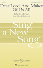 Dear Lord, And Maker of Us All (Sing a New Song Series). SATB. BH Sing a New Song. 12 pages. Boosey & Hawkes #051482108. Published by Boosey & Hawkes.

Initially a contour variation (in minor key) of a well-known hymn setting, this descriptive motet-like anthem offers a wide range of contrasts, from early phrasal points of imitation, climactic aggressive motion on “earthquake, wind and fire,” to the subtle quietude of “still small voice of calm”.

Minimum order 6 copies.