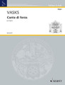 Canto di Forza composed by Peteris Vasks (1946-). For Organ. Organ Collection. Softcover. 16 pages. Duration 14 minutes. Schott Music #ED20477. Published by Schott Music.