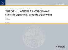 Complete Organ Works (7 Sonatas for 2 or 3 Manuals and Pedals Masters of the North German Organ School, Volume 18). Composed by Theopil Andreas Volckmar. Edited by Klaus Beckmann. For Organ. Organ Collection. Softcover. 60 pages. Schott Music #ED20332. Published by Schott Music.