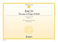 Toccata and Fugue in D Minor, BWV 565 composed by Johann Sebastian Bach (1685-1750). Arranged by Rudolf Walter. For Organ. Einzelausgaben (Single Sheets). 17 pages. Schott Music #ED09732. Published by Schott Music.