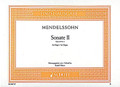 Sonata, Op. 65, No. 2 composed by Felix Bartholdy Mendelssohn (1809-1847). Arranged by Rudolf Walter. For Organ. Einzelausgaben (Single Sheets). 15 pages. Schott Music #ED09737. Published by Schott Music.