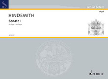 Sonata No. 1 (Organ). Composed by Paul Hindemith (1895-1963). For Organ. Schott. 24 pages. Schott Music #ED2557. Published by Schott Music.