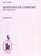 Windows Of Comfort (Two Organbooks) (Organ Solo). Composed by Dan Locklair (1949-). For Organ. Organ Large Works. 36 pages. Published by E.C. Kerby.

Louis Comfort Tiffany created ten windows for the First Presbyterian Church of Topeka, Kansas, and they were installed in 1911. Viewed up close, the windows appear to be a kaleidoscopic array of colorful, precious stones. These windows have been used as extra-musical stimuli in composing the organ books Windows of Comfort.