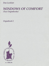 Windows Of Comfort (Two Organbooks) (Organ Solo). Composed by Dan Locklair (1949-). For Organ. Organ Large Works. 36 pages. Published by E.C. Kerby.

Louis Comfort Tiffany created ten windows for the First Presbyterian Church of Topeka, Kansas, and they were installed in 1911. Viewed up close, the windows appear to be a kaleidoscopic array of colorful, precious stones. These windows have been used as extra-musical stimuli in composing the organ books Windows of Comfort. This book contains: Trinity's Shield • “As the heart panteth...” • “...the heavens were opened...” • “...beside the still waters.” • Alpha and Omega. Total duration ca. 17 minutes.