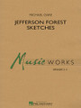 Jefferson Forest Sketches composed by Michael Oare. For Concert Band (Score & Parts). MusicWorks Grade 2. Grade 2.5. Published by Hal Leonard.

Jefferson Forest Sketches is a programmatic work depicting the beauty and grandeur of the Jefferson National Forest along the Appalachian Mountains. From dawn breaking over the mountains, to breathtaking panoramas, to a seemingly endless expanse of wilderness, composer Michael Oare takes us through a variety of scenes and moods. The piece concludes with a lively tribute to the reels and dance tunes common to the area in the colonial period. Dur: 3:15.