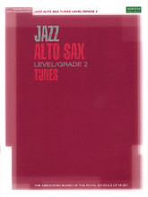 Jazz Alto Sax Tunes (Level/Grade 2). For Alto Saxophone. ABRSM Jazz. 24 pages. ABRSM (Associated Board of the Royal Schools of Music) #D3056. Published by ABRSM (Associated Board of the Royal Schools of Music).

The Associated Board's Jazz Syllabus is a comprehensive introduction to the world of jazz. A pioneering set of publications and a structured learning program provide the building blocks needed to play jazz with imagination, understanding, and style and to improvise effectively right from the start. Jazz Alto Sax Tunes is a series of graded folios providing a wealth of jazz repertoire representing the breadth and diversity of jazz, from the great African-American tradition to the vibrant and multicultural sounds of jazz today. Each book includes a CD that provides “minus-one” backing tracks as well as recordings of full performances. Level 2 includes: Watermelon Man • Old Joe Clark • I'm an Old Cowhand • Song for My Father • Ally the Wallygator • Nostalgia • more.