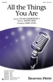 All the Things You Are arranged by Mark Hayes. SATB. Choral. Published by Shawnee Press.

Hammerstein and Kern's popular hit, and part of the American songbook, is presented with a light and jazzy Latin feel, complete with optional instrumental parts or rhythmic accompaniment track. Smooth vocal lines sit above the exciting samba-like accompaniment. Accessible to all levels and gorgeous for many voicings.

Minimum order 6 copies.