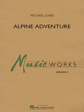 Alpine Adventure composed by Michael Oare. For Concert Band (Score & Parts). MusicWorks Grade 2. Grade 2. Published by Hal Leonard.

Portraying the thrill and speed of alpine skiers navigating the demanding Super-G (super giant slalom) downhill course, Alpine Adventure is composed using a single fast tempo and takes the listener through a variety of stylistic moods. The opening and closing segments feature a driving, syncopated style while the middle section features a more lyric melody in 3/4, but still at the energetic, fast pace. An exciting ride for players and listeners alike. Dur: 2:40.