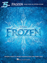 Frozen (Music from the Motion Picture). Composed by Kristen Anderson-Lopez and Robert Lopez. For Piano/Keyboard. Five Finger Piano Songbook. Softcover. 32 pages. Published by Hal Leonard.

Seven popular songs from Frozen are featured in single-note melody lines that stay in one position in this songbook. Songs include: Do You Want to Build a Snowman? • Fixer Upper • For the First Time in Forever • In Summer • Let It Go • Love Is an Open Door • Reindeer(s) Are Better Than People. Includes lyrics and beautifully-written accompaniments.