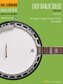 Easy Banjo Solos for 5-String Banjo - Second Edition (Hal Leonard Banjo Method). For Banjo. Banjo. Softcover Audio Online. Guitar tablature. 24 pages. Published by Hal Leonard.

Play 5-string banjo arrangements of your favorite songs from the Beatles, Hank Williams, Flatt & Scruggs, Woody Guthrie, Merle Travis and more! The songs are presented in order of difficulty, beginning with basic rolls and chords and ending with 16th notes and fret-hand techniques. Songs include: Ashokan Farewell • Black Diamond • Hey, Good Lookin' • I'll Fly Away • Nine Pound Hammer • Rocky Top • This Land Is Your Land • Wagon Wheel • and more.
