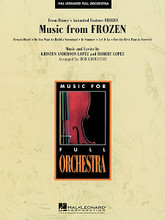 Music from Frozen composed by Kristen Anderson-Lopez and Robert Lopez. Arranged by Bob Krogstad. For Full Orchestra (Score & Parts). HL Full Orchestra. Grade 4. Published by Hal Leonard.

Songs:

    Let It Go 
    Do You Want To Build A Snowman? 
    For The First Time In Forever 
    Frozen Heart 
    In Summer