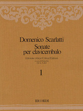 Sonate per Clavicembalo Volume 1 Critical Edition (Sonatas for Harpsichord). Composed by Domenico Scarlatti (1685-1757). Edited by Emilia Fadini. For Piano, Harpsichord. Piano Collection. 220 pages. Ricordi #ER2749. Published by Ricordi.

This critical edition of all the sonatas of Domenico Scarlatti is justified by the necessity of offering performers and scholars a text which is philologically faithful to the author's intentions (in so far as this can be reconstructed through a comparative study of the surviving printed and manuscript sources) and which is presented as authentically as possible, free from editorial interference or suggestions for performance or interpretation.

The study of musicology and especially of the performing traditions of baroque music has advanced considerably since Alessandro Longo achieved the mammoth task of publishing the entire corpus of Scarlatti's sonatas for the first time, and today we can deal with problems of text and interpretation with a surer and deeper methodological awareness; all of these will be adequately treated in the Appendix to this edition, which will contain also a general thematic catalog of the complete sonatas.
