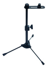 Nu-Era Tabletop Stand with Offset Adapter (Mic Stand with Mic Clip & Bag, KB815M Model). Hamilton Stands. General Merchandise. Hal Leonard #KB815M. Published by Hal Leonard.

Features include:

• Offset adapter (included) allows heavier microphones to be mounted with confidence

• Unique design allows the center of gravity of heavy microphones to be over the center of the stand, reducing the likelihood of tip over

• Adapter can be used as a stereo mic bar

• Includes a mic clip, mounting hardware and carrying bag with additional accessory pouch

• Durable black powder coated finish.