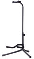 Cradle Guitar Stand Hamilton Stands. Hal Leonard #KB303G. Published by Hal Leonard.

This stand has a through post mounting of cradle, with a keyed shaft on the cradle and in the tube, preventing the cradle from accidentally coming out. The cradle can be easily removed for storage, and the stand is height adjustable from 27″-31″ with a cushioned yoke and cradle. The fixed yoke features a rubber strap to hold the guitar in the stand.