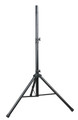 Steel Speaker Stand (Adapter Included). Hamilton Stands. Hal Leonard #KB740S. Published by Hal Leonard.

Ideal for the advancing musician, this stand works well for a professional. The sturdy stand features a 1-3/8″ upper tube with adapter for 1-1/2″ speaker mounts. The height can be adjusted from 46″ - 76″ and locked with a pin on chain for 5 preset heights. The wide base has a maximum spread of 40″.