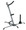 Classic Alto/Tenor Sax Stand Hamilton Stands. Hal Leonard #KB560. Published by Hal Leonard.

This stands holds alto and tenor saxes and is height adjustable. The post raises as the legs are opened, and bell yokes can be formed to fit the horn. The body rest has two positions. A flute and clarinet doubling peg is included, along with a free cloth carrying bag!