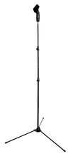 Nu-era Lightweight Floor Mic Stand (Mic Stand with Mic Clip and Bag, KB820 Model). Hamilton Stands. General Merchandise. Hal Leonard #KB820. Published by Hal Leonard.

Ideal for the aspiring singer and entertainer! Features include:

• Unique base design is lightweight and portable

• Height adjustable; metal-to-metal threads

• Great for home kaaoke and entertainment

• Mic clip removes easily for non-stand performing

• Supplied with carrying bag and mic clip

• Standard US mic thread.