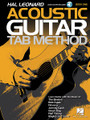 

Hal Leonard Acoustic Guitar Tab Method - Book 1 (Book with Online Audio). By Various. For Guitar. Guitar Tab Method. Softcover Audio Online. Guitar tablature. 32 pages. Published by Hal Leonard.

This is the acoustic guitar method students and teachers have been waiting for. Learn chords with songs like “Eleanor Rigby” and “Knockin' on Heaven's Door,” single notes with riffs and solos by Nirvana and Pink Floyd, arpeggios with classics by Eric Clapton and Boston, and much more. The method's unique, well-paced, and logical teaching sequence will get students playing more easily than ever before, and music from popular artists like the Eagles, Johnny Cash and Green Day will keep them playing and having fun. Book 1 includes: parts of the guitar, easy-to-follow guitar tablature, notes & riffs starting on the low E string, tempo & time signatures, strumming patterns and arpeggios, slides and slurs, hammer-ons and pull-offs, many music styles, nearly 100 riffs and songs, audio demos of every example, and more!

The price of this book includes access to audio tracks online, for download or streaming, using the unique code inside the book.

Online audio is accessed at halleonard.com/mylibrary
