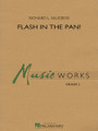 Flash in the Pan! composed by Richard L. Saucedo. For Concert Band (Score & Parts). MusicWorks Grade 2. Grade 2.5. Published by Hal Leonard.

Composed in a single driving tempo, this dynamic and concise work provides plenty of excitement and flash. The playful main theme is accompanied by a rhythmic pattern alternating between 4/4 and 3/4. In addition, some quirky dissonant passages and percussion feature spots help to spice things up. Dur: 2:15.