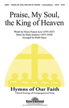 Praise, My Soul, the King of Heaven arranged by Mark Hayes. For Choral (SATB). Shawnee Press. Choral, Hymn Arrangement, Brass/Percussion, Christ the King, General Use and Sacred. 16 pages. Shawnee Press #A6650. Published by Shawnee Press.

Uses: General, Christ the King

Scripture: Psalm 103

A noble hymn of faith is raised to the heights in this exalted arrangement. A fanfare-like gesture opens the work with a festive flourish and then the great hymn unfolds with a variety of compositional techniques. Soaring layers of sound form a vocal tapestry as the piece reaches its apex, and the final crescendo reaches dizzying heights. The brass and percussion accompaniment makes a regal impact on this inspired music.

Minimum order 6 copies.