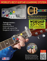 ChordBuddy Guitar Learning System - Worship Edition by Travis Perry. For Guitar. Chord Buddy. General Merchandise. 120 pages. Published by Hal Leonard.

Learn to play guitar quickly while using popular Worship songs as your guide. As soon as the ChordBuddy device is properly attached to your acoustic or electric guitar, you will be able to make music instantly. Within a few weeks, you'll begin removing some of the tabs and making the chords on your own. In two months, you'll be able to play the guitar with no ChordBuddy at all!

Package includes: ChordBuddy • instruction book • companion DVD with a 2-month lesson plan • and ChordBuddy Worship songbook with 60 songs. Works on acoustic and electric guitars. The ChordBuddy is in the key of “G” and makes the “G” “C” “D” and “Em” chords. The ChordBuddy Guitar Learning System has earned the Parent Tested Parent Approved (PTPA) Seal of Approval and was rated the Most Trusted Seal by 22,000 parents! Great for home, Sunday School, and other faith-based places of learning. The ChordBuddy currently does not work on left-handed guitars, nor does it work on classical or half-sized (children's) guitars.