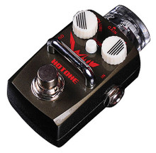 Skyline WHIP Metal Distortion Stomp Box (Guitar Effects Pedal). Samson Audio. General Merchandise. Hal Leonard #TPSDS2. Published by Hal Leonard.

The Hotone WHIP Metal Distortion Stomp box offers an aggressive and heavy tone that is sought after by all who wish to preach the attitude of Metal. This pedal may be small, but it will provide your guitar with a tone that is large, dirty and downright mean. Shredders will appreciate the EDGE button that provides an additional boost on the top end. Heavy metal distortion with unique mid range tone shaping, this pedal suits various metal styles. The EDGE button offers a more aggressive tone with a high frequency boost.

Features include:

• True Bypass Footswitch

• Zinc Alloy Outer Cover

• Transparent top knob and 2 noctilucent small knobs

• Cool LED lights

• Current Consumption: 22 mA

• Dimensions: 74mm (D) x 44mm (W) x 44mm (H)

• Weight: 190 g.