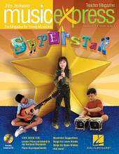 Superstar Vol. 12 No. 5 (March/April 2012). By Bruno Mars and Paul Williams. By Bruno Mars, Henry Mancini, John Higgins, John Jacobson, Mac Huff, Mark A. Brymer, Paul Williams, and Roger Emerson. For Choral (BASIC COMPLETE PAK). Music Express. Published by Hal Leonard.

Songs: Superstar, Count on Me (Bruno Mars), Sayonara with a Smile, The Rainbow Connection, Air Guitar, Music!, Spotlight: Paul Williams, Luigi's Listening Lab: Peter Gunn Theme (Mancini), John Jacobson's Musical Planet: Japan, and more! Teacher Magazine includes Lesson Plans correlated to the National Standards, and 1 Enhanced Audio CD that includes the Amazing Slow Downer and PDFs of selected material. Digital and Premium Paks include a Digital Student Magazine on CD-ROM for interactive projection in the music classroom.