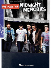 One Direction - Midnight Memories by One Direction. For Piano/Vocal/Guitar. Piano/Vocal/Guitar Artist Songbook. Softcover. 90 pages. Published by Hal Leonard.

Their third album in three years, Midnight Memories is the latest offering from this popular British boy band. Our matching folio includes all 14 tracks from the album which topped the Billboard® album charts, led by the singles “Best Song Ever” and “Story of My Life” plus: Better Than Words • Diana • Little Black Dress • Midnight Memories • Right Now • Strong • You & I • and more.