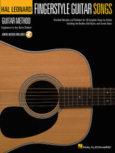 Fingerstyle Guitar Songs (Hal Leonard Guitar Method Supplement). By Various. For Guitar. Guitar Method. Softcover Audio Online. Guitar tablature. 72 pages. Published by Hal Leonard.

Standard notation and tab for ten complete songs by artists including the Beatles, Bob Dyland and James Taylor: Babe, I'm Gonna Leave You • Blackbird • Classical Gas • Don't Think Twice, It's All Right • Hallelujah • Julia • Little Martha • Mister Sandman • Time in a Bottle • You've Got a Friend. This perfect supplement for guitar students using any method includes downloadable audio tracks for demonstration and play along.