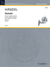 Sonata F Major Op. 1/10 Arranged After The Violin Sonata For Horn And Basso Continuo brass. Softcover. Hal Leonard #COR27. Published by Hal Leonard.
