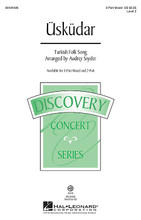Uskudar (Discovery Level 2). Arranged by Audrey Snyder. For Choral (VoiceTrax CD). Discovery Choral. CD only. Published by Hal Leonard.

Expand your students' horizons with this arrangement of a popular Turkish folksong that depicts the colorful, energetic music of the Middle East. Well-crafted and effective in performance, it includes an easily learned section in Turkish with additional English lyrics, pronunciation guide and translation. With oboe and tambourine. Available separately: 3-Part Mixed, 2-Part, VoiceTrax CD. Duratiion: ca. 2:20.