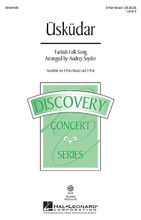 Uskudar (Discovery Level 2). Arranged by Audrey Snyder. For Choral (3-Part Mixed). Discovery Choral. 16 pages. Published by Hal Leonard.

Expand your students' horizons with this arrangement of a popular Turkish folksong that depicts the colorful, energetic music of the Middle East. Well-crafted and effective in performance, it includes an easily learned section in Turkish with additional English lyrics, pronunciation guide and translation. With oboe and tambourine. Available separately: 3-Part Mixed, 2-Part, VoiceTrax CD. Duratiion: ca. 2:20.

Minimum order 6 copies.