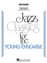 Skyliner composed by Charlie Barnet. Arranged by Mark Taylor. For Jazz Ensemble (Score & Parts). Young Jazz Classics. Grade 3. Published by Hal Leonard.

At the peak of the big band era, saxophonist, composer and bandleader Charlie Barnet recorded his famous version of Cherokee followed shortly by this second big hit. Treated here in a samba style, Skyliner features the saxes playing the smooth melody accompanied by a unison brass counterline. There is solo space for tenor sax and trumpet, followed by a sax soli and shout chorus for the full ensemble.