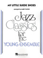 My Little Suede Shoes by Charlie Parker. By Charlie Parker. Arranged by Mark Taylor. For Jazz Ensemble (Score & Parts). Young Jazz Classics. Grade 3. Published by Hal Leonard.

This appealing and lighthearted tune by Charlie Parker is treated here in a medium-tempo samba style. A small group comprised of alto, tenor, trumpet, trombone and guitar takes the lead for the first chorus. After a solo section for alto sax and trumpet, the entire ensemble jumps in for a chorus while trading phrases with the drums. A very effective and unique offering for young bands.