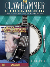 Clawhammer Banjo Pack (Clawhammer Cookbook (Book/CD) with Great Banjo Lessons: Clawhammer Style (DVD)). For Banjo. Homespun Tapes. Softcover with DVD. 128 pages. Published by Homespun.

Includes the book/CD pack Clawhammer Cookbook (HL.118354) and the DVD Great Banjo Lessons: Clawhammer Style (HL.125928), in one money-saving pack!

In the DVD, highly revered guitarist Tony Rice breaks down his world-class style and technique. His lesson includes folk and country instrumentals, fiddle tunes and innovative arrangements of well-known standards.

In the book/CD, the goal is to teach you ways to approach, arrange, and personalize any tune – to develop your own unique style

The 8 lessons on the DVD were chosen to give beginning and advanced players alike new techniques, tunes and musical insights spanning an hour and 30 minutes.