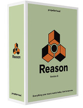 Reason 8 (Professional Edition). Propellerhead. Propellerhead #100800010. Published by Propellerhead.

Reason is the music software made with one thing in mind: you. And whatever music is on your mind, Reason makes it easier to bring it out. Version 8 brings a faster and easier interface with a whole new look and an even smoother creative flow. Drag and drop everything and everywhere. Find inspiring sounds instantly in the new, always open browser. Explore new amp and speaker models from Softube. Go faster from good ideas to great music than ever before. This is your Reason. This is Reason 8.

Features include:

• Find sounds and instruments for your music with the new and intuitive browser

• Drag and drop everything, everywhere. Drag patches to instruments, instruments to the sequencer, audio to the track list.

• Work faster and more streamlined than ever with Reason's new updated look and feel

• Record your guitar and bass tracks with the new amplifier and speaker models from Softube.