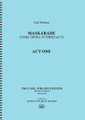 Maskarade - Comic Opera in Three Acts (Full Score in 4 Volumes). Composed by Carl August Nielsen (1865-1931). For Score (Full Score). Music Sales America. Softcover. Edition Wilhelm Hansen #WH32079. Published by Edition Wilhelm Hansen.

The Carl Nielsen Edition. Full score in four spiral-bound volumes.