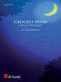 Crescent Moon (Grand Overture). Composed by Jan Van der Roost. For Concert Band (Score & Parts). De Haske Concert Band. Grade 5. De Haske Publications #1115232140. Published by De Haske Publications.

Crescent Moon is a festive overture composed by Jan Van der Roost and was commissioned by a Japanese wind band. The piece begins solemnly in the middle register but gradually becomes brighter and more brilliant as the moon rises in the sky and begins to give more light. After this somewhat stately introduction, a virtuoso allegro emerges, displaying technical prowess in all registers, before the piece culminates with a joyful mood of optimism. An ideal concert opener, Crescent Moon will fill your ears with joy and happiness!