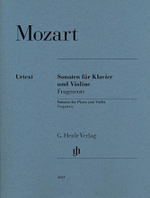 Violin Sonatas, Fragments (Violin and Piano Accompaniment). Composed by Wolfgang Amadeus Mozart (1756-1791). Edited by Wolf-Dieter Seiffert. For Violin, Piano Accompaniment. Henle Music Folios. Softcover. G. Henle #HN1039. Published by G. Henle.

Mozart left behind a total of eight unfinished works for piano and violin, predominantly discontinued sonata movements. Henle now publishes the familiar completed versions by Maximilian Stadler and new ones by Robert D. Levin.