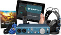 iTwo Studio Recording System Bundle hardware. General Merchandise. Published by PreSonus.

A complete, all-PreSonus hardware/software recording kit – just add a Mac, PC or iPad!

Start recording right-out-of-the-iBox with this complete, all-PreSonus package! Record with the ultra-mobile AudioBox iTwo bus-powered, 2-channel, USB/iPad audio/MIDI interface for Mac, Windows and iPad; award-winning Studio One Artist DAW software for Mac and Windows; and easy-to-use Capture Duo recording software for iPad.

Transfer songs wirelessly direct to Studio One or wired via Itunes between iPad and Mac or PC. Capture sound with the M7 large-diaphragm condenser mic and monitor with high-definition HD7 headphones.