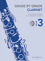 Grade by Grade - Clarinet (Grade 3) (With CD of Performances and Accompaniments). Composed by Various. Edited by Janet Way. For Clarinet. Boosey & Hawkes Chamber Music. Softcover with CD. 22 pages. Boosey & Hawkes #M060128776. Published by Boosey & Hawkes.

This series highlights composers including Karl Jenkins, Serge Prokofieff, and Dmitri Shostakovich alongside arrangements of traditional music from around the world. Each book contains grade-appropriate scales and arpeggios linked to the repertoire, sight-reading and improvisation activities, aural awareness tasks and a piano accompaniment booklet. The CD includes full performance demonstrations, piano backing tracks and grade-appropriate aural awareness resources.