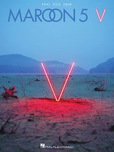 Maroon 5 - V by Maroon 5. For Piano/Vocal/Guitar. Piano/Vocal/Guitar Artist Songbook. Softcover. Published by Hal Leonard.

This songbook features all the tracks from the band's 2014 release featuring “Animals” * “It Was Always You”* “Maps” * and more arranged for piano and voice with guitar chords.

    Maps 
    Sugar 
    Sex And Candy 
    Animals 
    Feelings 
    My Heart Is Open 
    It Was Always You 
    Unkiss Me 
    Leaving California 
    In Your Pocket 
    New Love 
    Coming Back For You 
    Shoot Love 
    Lost Stars 