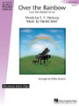 Over the Rainbow (from The Wizard of Oz) (Hal Leonard Student Piano Library Showcase Solos Pops - Elementary). Arranged by Phillip Keveren. For Piano/Keyboard. Educational Piano Library. 2. 8 pages. Published by Hal Leonards.

Here is the treasured song from The Wizard of Oz arranged for elementary level piano solo with a teacher duet and lyrics included.