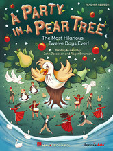 Choral (TEACHER ED)
The Most Hilarious Twelve Days Ever!. Composed by John Jacobson and Roger Emerson. Expressive Art (Choral). 56 pages. Published by Hal Leonard.

Party the Partridge is stuck up in the pear tree! It will take 12 drummers drumming, 11 pipers piping, 10 lords-a-leaping, 9 ladies dancing and all of the rest of the famous characters from the classic holiday song to get him down. Through their hilarious and sometime ridiculous musical adventures, they all rediscover the magic of the season and one of the most precious gifts of all - being together with family and friends. Designed for performers in upper elementary and middle school, this 35-minute musical features six original songs with connecting script and over 40 speaking parts. The Teacher Edition is filled with quality performance material including piano/vocal song arrangements and choreography, script, and helpful production guide. For added value, the ready-to-use student books include songs and script, and will enhance the musical experience for your young aspiring actors/singers!

    The Twelve Days of Christmas 
    You Can Count On Me 
    Christmas Is The Time 
    Five Golden Rings 
    Party Down! 
    The Swan Song 


