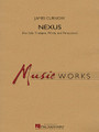 Concert Band (Score & Parts) - Grade 4
For Solo Trumpet, Winds and Percussion. Composed by James Curnow. MusicWorks Grade 4. Published by Hal Leonard.

The word “nexus” is defined as a tie or link between people and events. Nexus, for solo trumpet and band, includes several links between composer James Curnow and educator Alfred Watkins, to whom the work is dedicated. A well-known theme (particularly to Mr. Watkins' students) is drawn upon as the piece utilizes two primary musical settings. An energetic and agile scherzo appears in the beginning and again at the end, and is contrasted with an expressive Ballad theme. The soloist at the premiere (and on the recording) is Christopher Watkins, Alfred's son! This is a well-crafted and rewarding work for soloist and band alike. Dur: 6:00

(Recorded by the University of Alabama at Birmingham Wind Symphony – Dr. Sue Samuels, conductor. Christopher Watkins, trumpet soloist).
