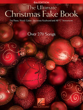 Piano/Keyboard
For Piano, Vocal, Guitar, Electronic Keyboard & All C Instruments. Composed by Various. Fake Book. Softcover. 232 pages. Published by Hal Leonard.

The 6th edition of this bestseller features over 270 traditional and contemporary Christmas hits! Includes the melody line, lyrics and chords for: Blue Christmas • The Christmas Song (Chestnuts Roasting on an Open Fire) • Christmas Time Is Here • Do You Hear What I Hear • Feliz Navidad • Frosty the Snow Man • Have Yourself a Merry Little Christmas • Here Comes Santa Claus (Right down Santa Claus Lane) • A Holly Jolly Christmas • (There's No Place Like) Home for the Holidays • I Heard the Bells on Christmas Day • I Saw Mommy Kissing Santa Claus • I'll Be Home for Christmas • It's Beginning to Look like Christmas • Jingle Bell Rock • Joy to the World • Let It Snow! Let It Snow! Let It Snow! • The Little Drummer Boy • A Marshmallow World • Mary, Did You Know? • Mele Kalikimaka • Merry Christmas, Darling • The Most Wonderful Time of the Year • O Come, All Ye Faithful (Adeste Fideles) • Rockin' Around the Christmas Tree • Rudolph the Red-Nosed Reindeer • Santa Baby • Santa Claus Is Comin' to Town • Silver Bells • We Wish You a Merry Christmas • White Christmas • Winter Wonderland • Wonderful Christmastime • You're All I Want for Christmas • and more. Includes 4-page guitar chord reference chart.
