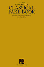 Piano/Keyboard - Difficulty: medium to medium-difficult
Composed by Various. Hal Leonard Fake Books. Classical. Fakebook. With melody line, chord names and lyrics (on some songs). 413 pages. Published by Hal Leonard.

This fabulous fake book includes nearly every famous classical theme ever written! It's a virtual encyclopedia of classical music, in one complete volume. Features: over 165 classical composers; over 500 classical themes in their original keys; lyrics in their original language; a timeline of major classical composers; categorical listings; more.